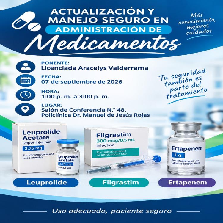 ACTUALIZACIÓN Y MANEJO SEGURO EN ADMINISTRACIÓN DE MEDICAMENTOS