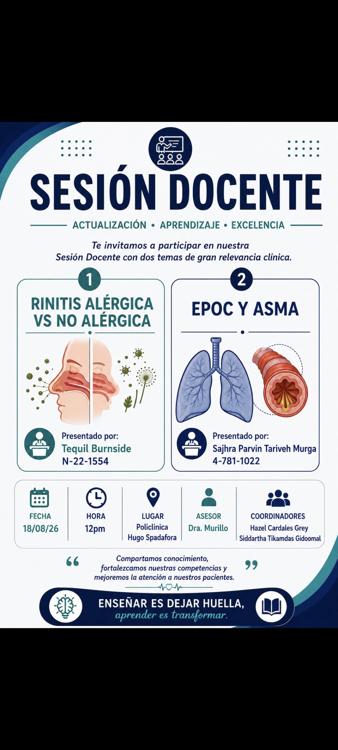 1. Rinitis alérgica y no alergica. 2. Epoc y Asma. 