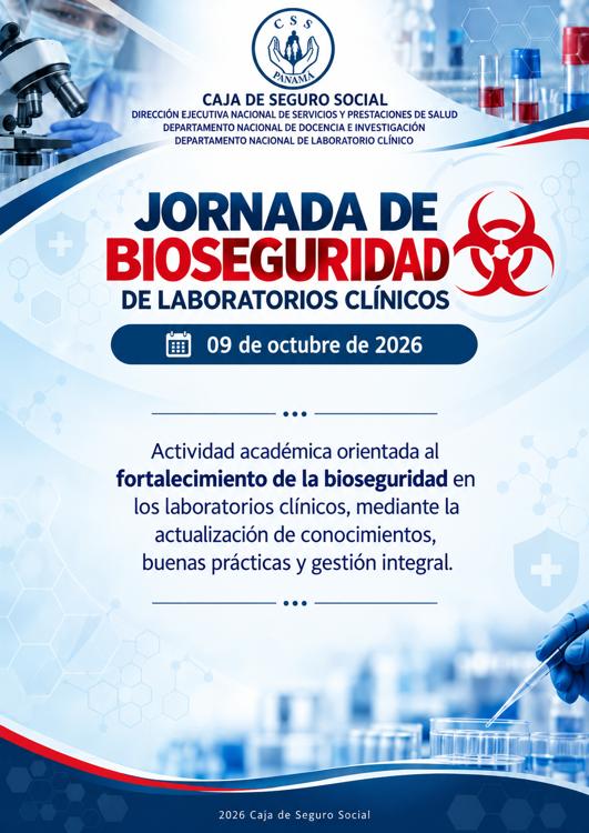 JORNADA DE BIOSEGURIDAD DE LABORATORIOS CLÍNICOS