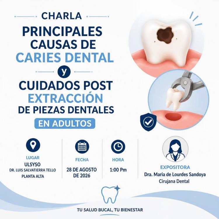 Principales causas de caries dental y cuidados post extracción de piezas dentales en adultos