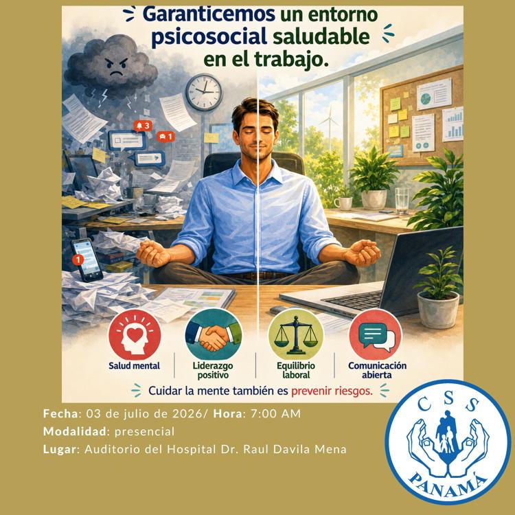 Jornada Docente de Salud Y Seguridad Ocupacional: Garanticemos Un Entorno Psicosocial Saludable En El Trabajo.