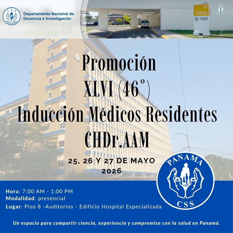 XLVI - 46° INDUCCION PROGRAMA DE RESIDENCIA MÉDICA