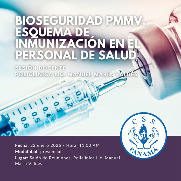 Bioseguridad PMMV. Esquema de inmunización en el personal de salud