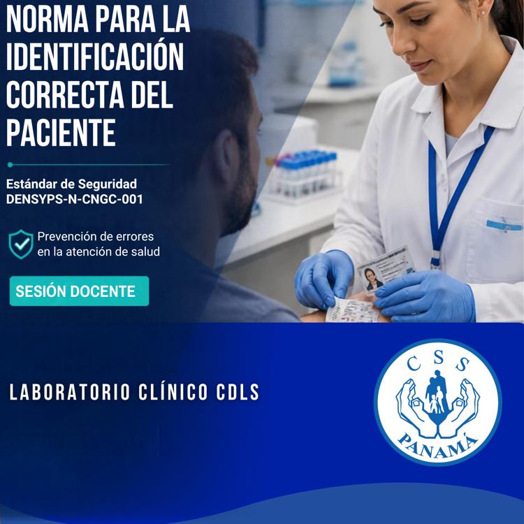 Norma Para la Identificación correcta del paciente . DENSYPS-N-CNG-001