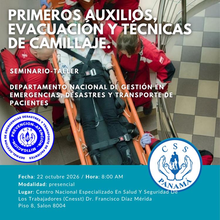 Primeros auxilios, evacuación y técnicas de camillaje.