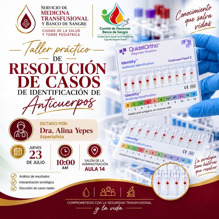 Taller Práctico: Resolución de Casos de identificación de Anticuerpos