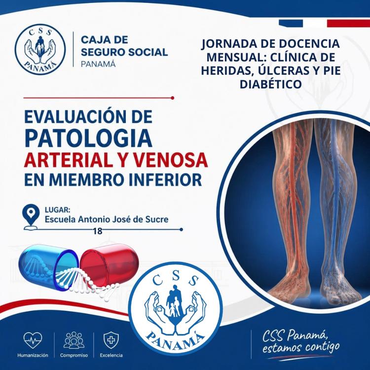 JORNADA DE CLÍNICA DE HERIDAS CHIRIQUÍ-BOCAS DEL TORO: EVALUACIÓN DE PATOLOGIA ARTERIAL Y VENOSA EN MIEMBRO INFERIOR