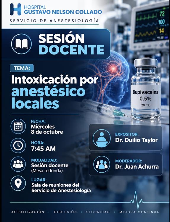 Intoxicacion por Anestesicos Locales 