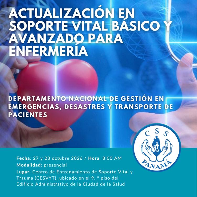 Actualización en Soporte Vital Básico y Avanzado para Enfermería