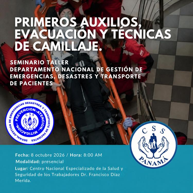 Primeros auxilios, evacuación y técnicas de camillaje.