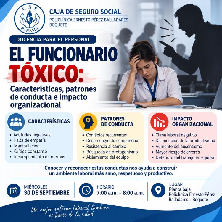 Docencia Semanal: El Funcionario Tóxico