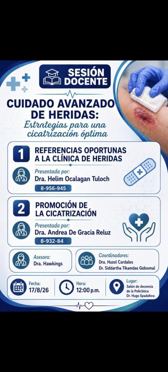 Referencia oportuna y promoción de la cicatrización. 
