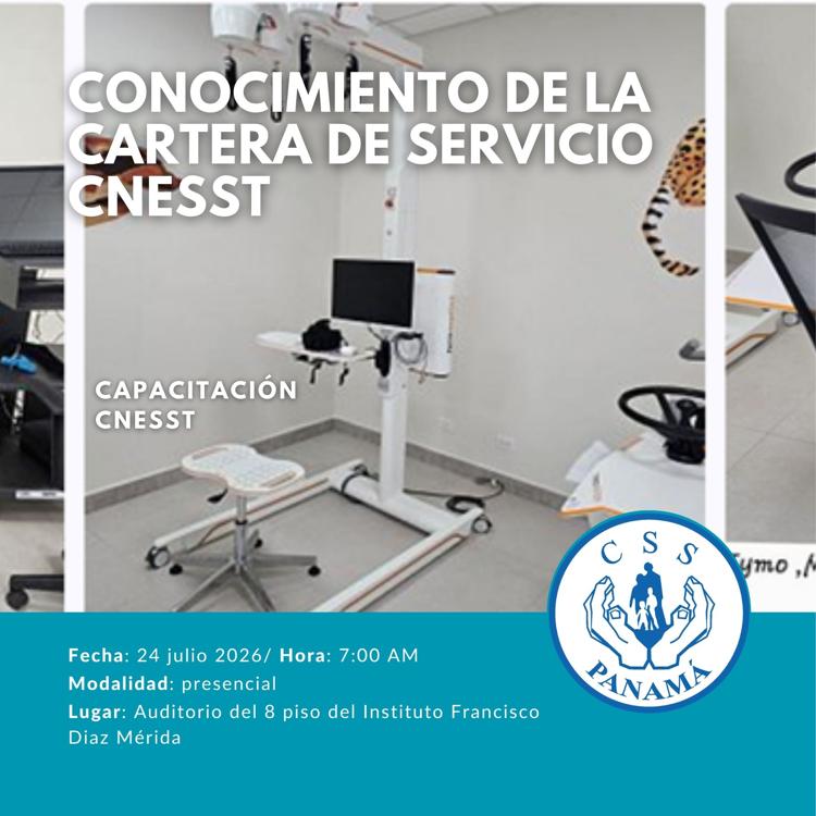 CAPACITACIÓN DE LA CARTERA DE SERVICIO DEL CENTRO NACIONAL ESPECIALIZADO DE LA SALUD Y SEGURIDAD DE LOS TRABAJADORES