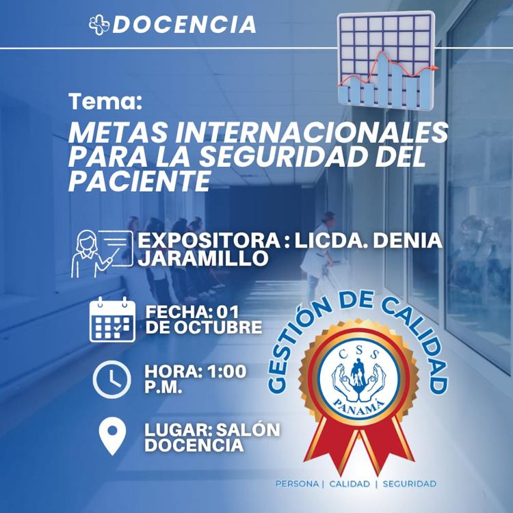 Metas Internacionales Para la Seguridad Del Paciente -REGES