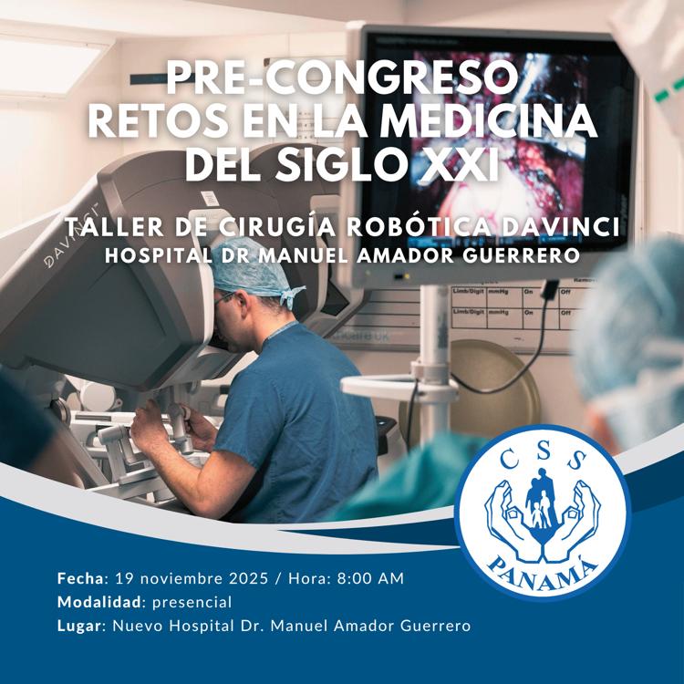 Taller de Cirugía Robótica Da Vinci. Pre-Congreso Retos en la Medicina del Siglo XXI