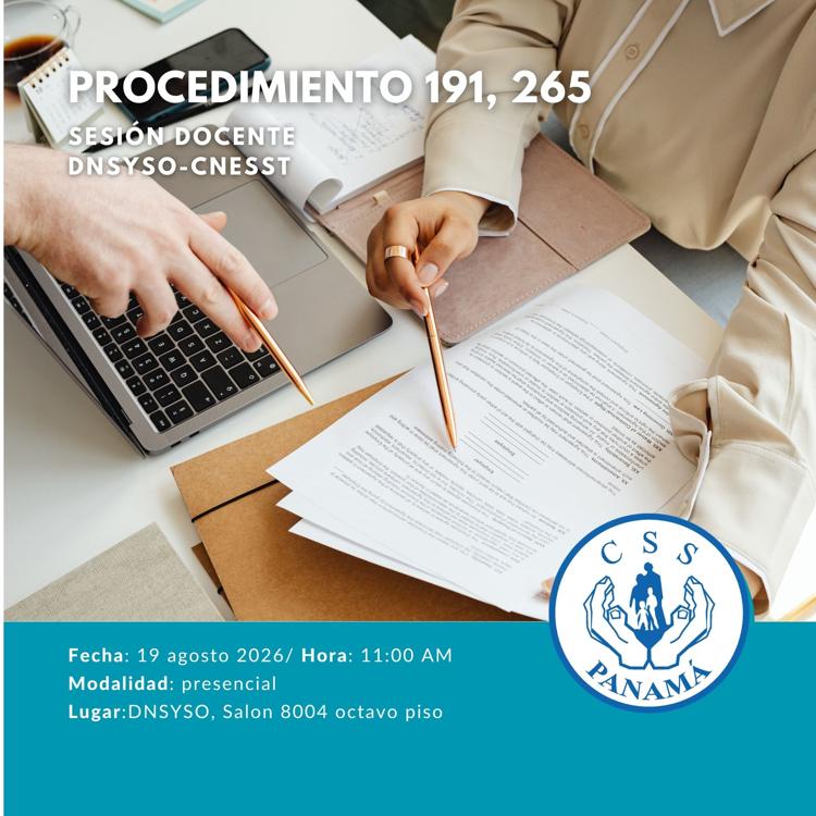 CAPACITACIÓN DE LOS PROCEDIMIENTO 191 Y 265