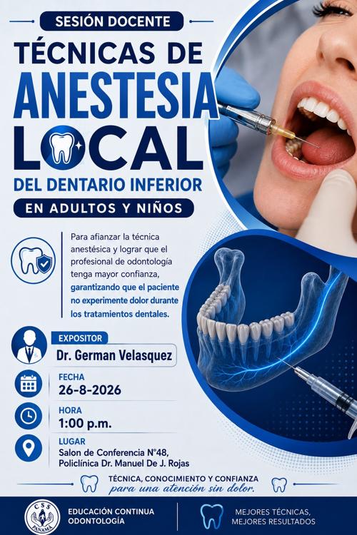TÉCNICAS DE ANESTESIA LOCAL DEL DENTARIO INFERIOR EN ADULTOS Y NIÑOS
