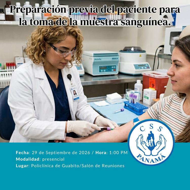 Preparación Previa del Paciente para la Toma de la Muestra Sanguínea.
