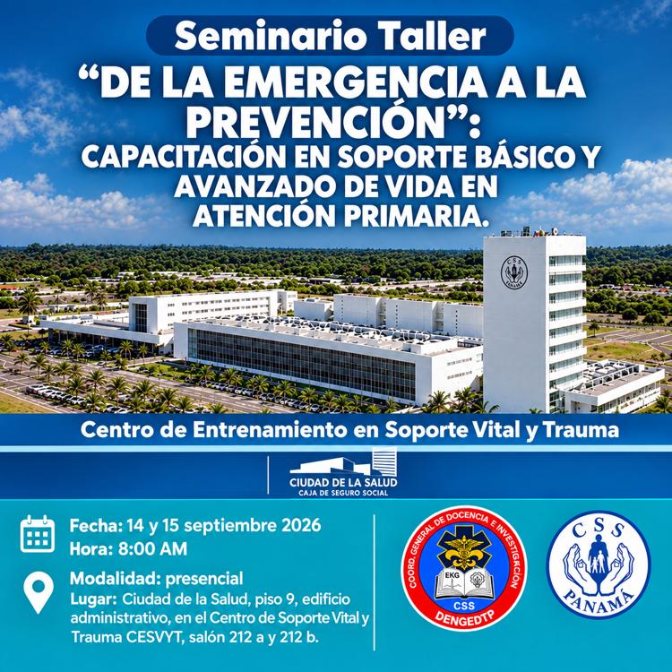 Seminario Taller "De la Emergencia a la Prevención": Capacitación en soporte básico y avanzado de vida en atención primaria.
