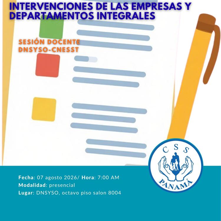 INTERVENCIONES DE LAS EMPRESAS Y DEPARTAMENTOS INTEGRALES