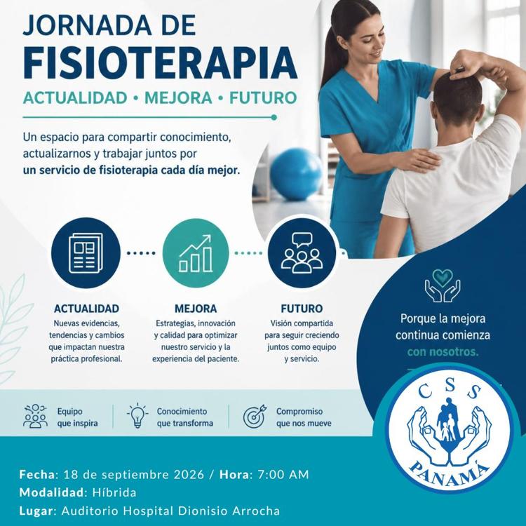 JORNADA DE ACTUALIZACÓN DE FISIOTERAPIA HOSPITAL DIONISIO ARROCHA