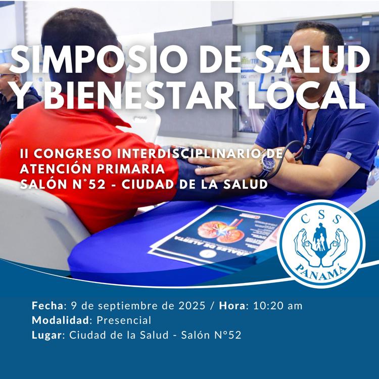 Simposio de Salud y Bienestar Local en el marco del II Congreso Interdisciplinario de Atención Primaria