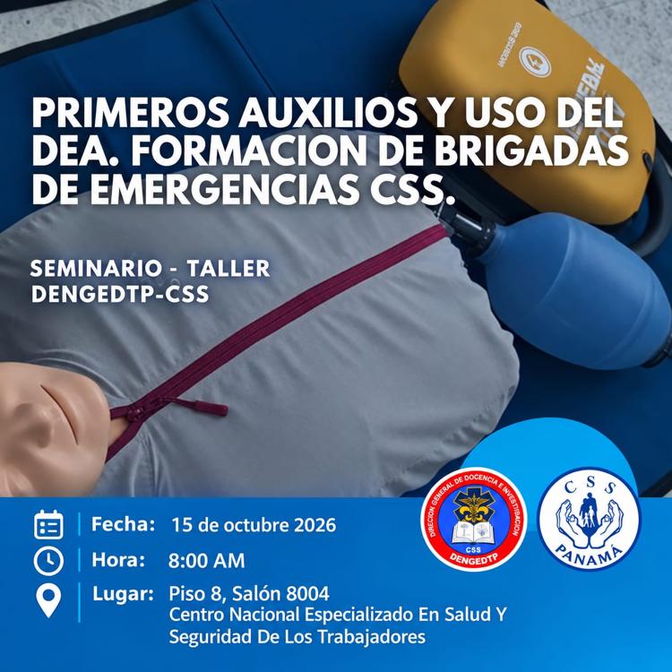 Primeros auxilios y uso del DEA. Formación de brigadas de emergencias CSS.