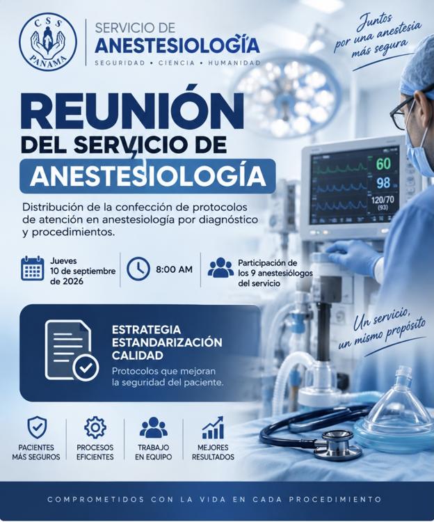 Creacion de Protocolos de Atención en Anestesiología por Diagnostico y Procedimiento 