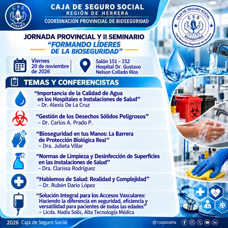 Jornada Provincial de Bioseguridad de Herrera y II Seminario "Formando Líderes de la Bioseguridad"
