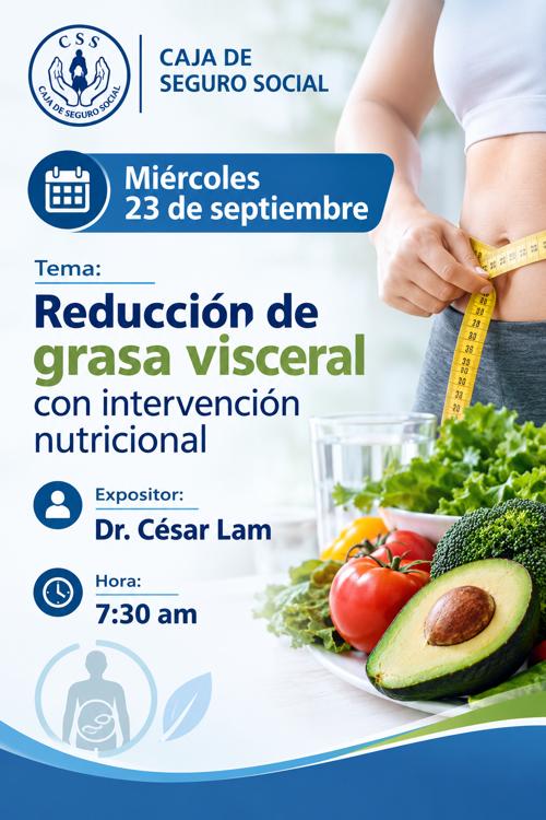 Reducción de la grasa visceral con intervención nutricional