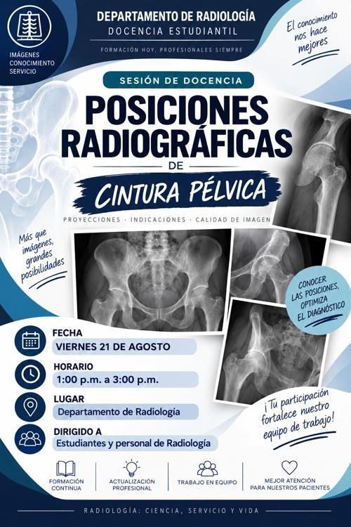 POSICIONES RADIOGRAFICAS DE CINTURA PELVICA