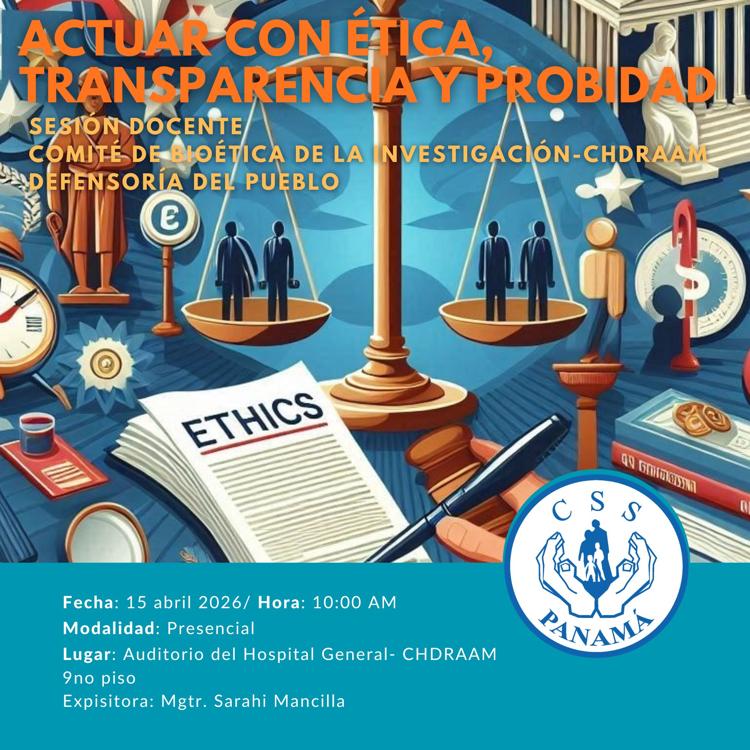 ACTUAR CON ÉTICA, TRANSPARENCIA Y PROBIDAD