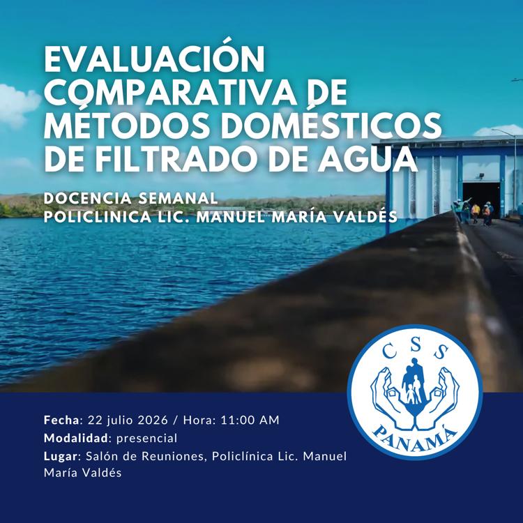 Evaluación comparativa de métodos domésticos de filtrado de agua