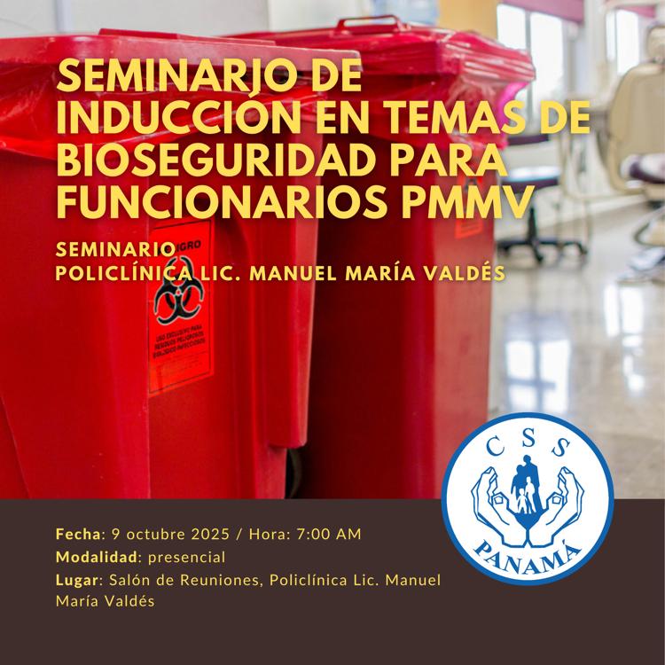 Inducción en temas de bioseguridad para funcionarios PMMV