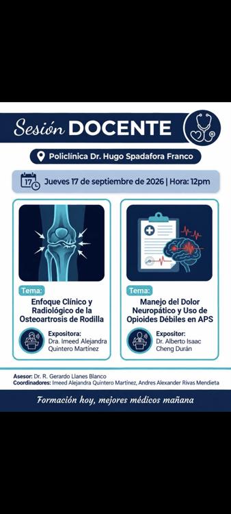 Osteoartrosis y uso de opiodes. 
