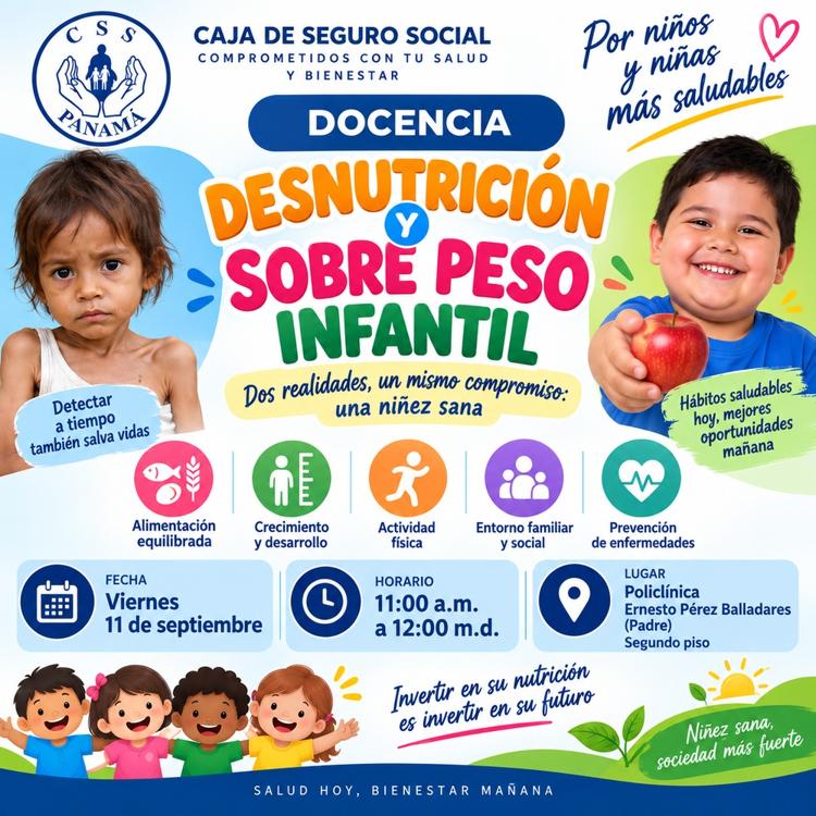 Docencia Semanal: Desnutrición y Sobrepeso Infantil