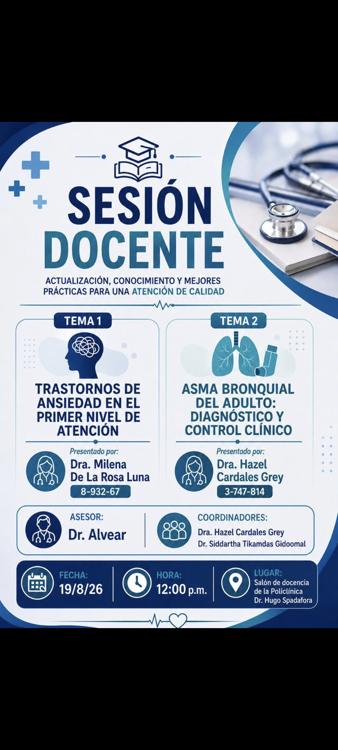 1. Trastorno de Ansiedad. 2. Asma Bronquial. 