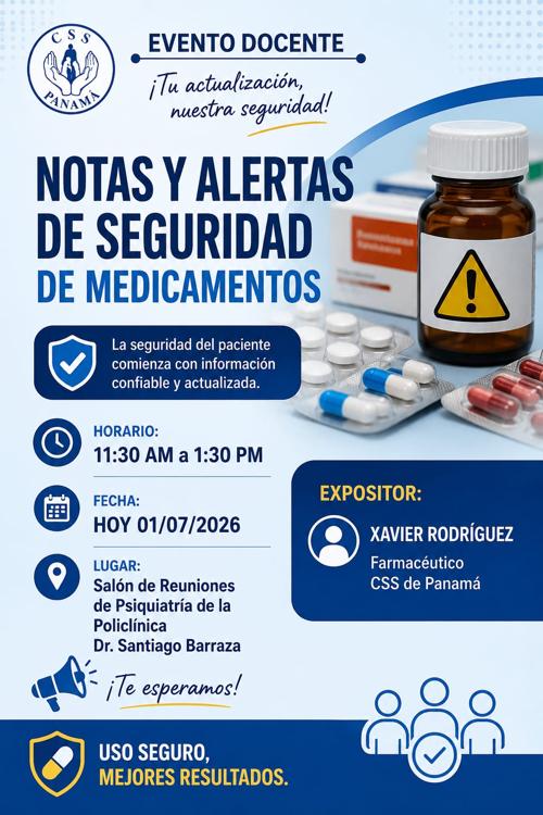 NOTAS Y ALERTAS DE SEGURIDAD DE MEDICAMENTOS