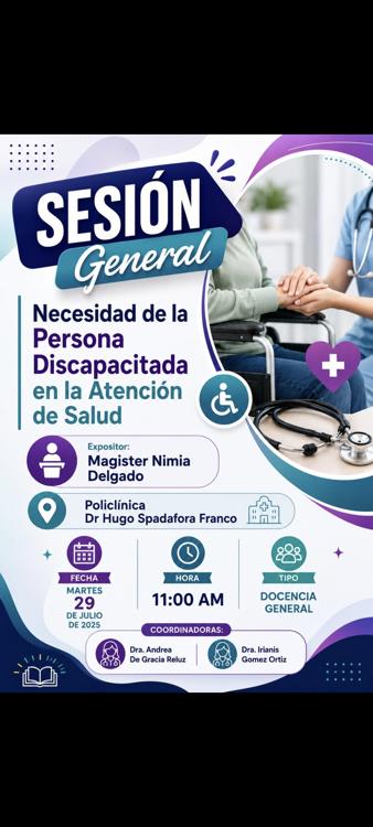 Necesidad de la persona con discapacidad en la pacidad en la atención de salud. 
