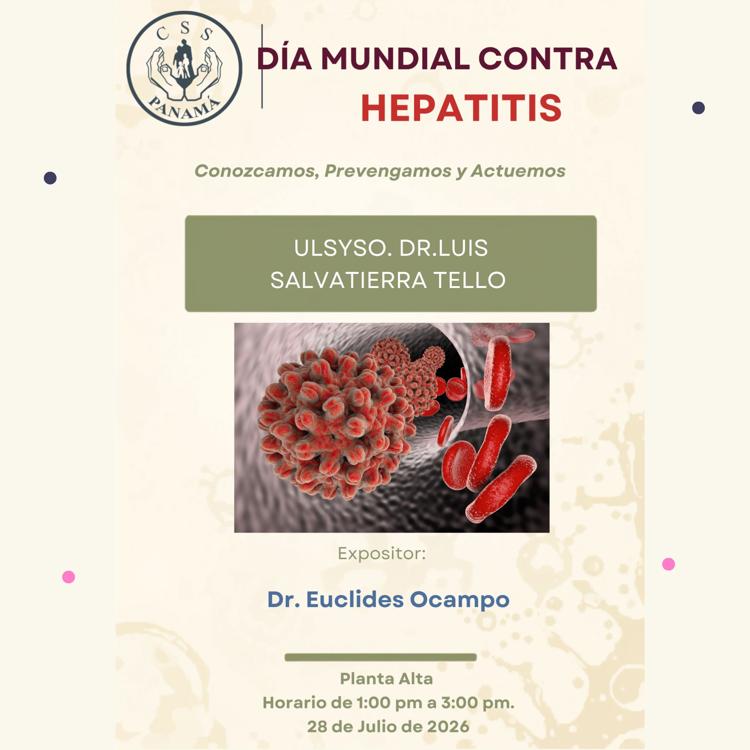 Día Mundial contra la Hepatitis: Conozcamos, prevengamos y actuemos 