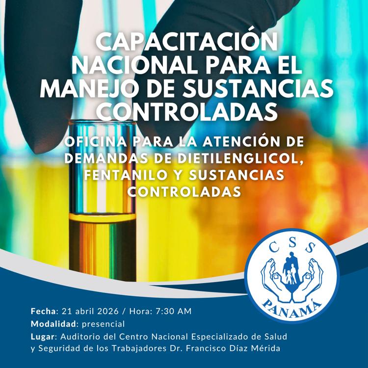 Jornada de Capacitación Nacional para el Manejo de Sustancias Controladas