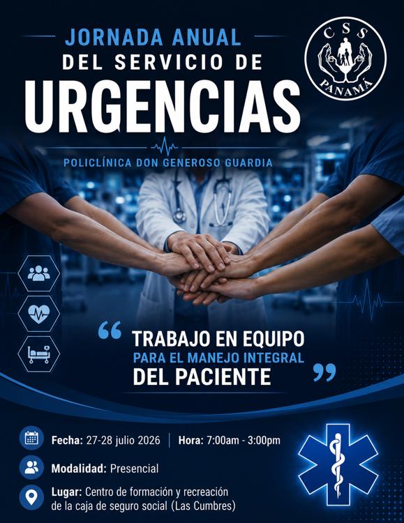 Jornada Anual del servicio de Urgencias. Trabajo en equipo para el manejo integral del paciente 