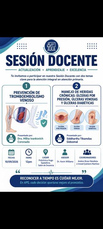 1- Prevención de tromboembolismo venoso. 2- Manejo de heridas crónicas: úlceras por presión, venosas y diabéticas.