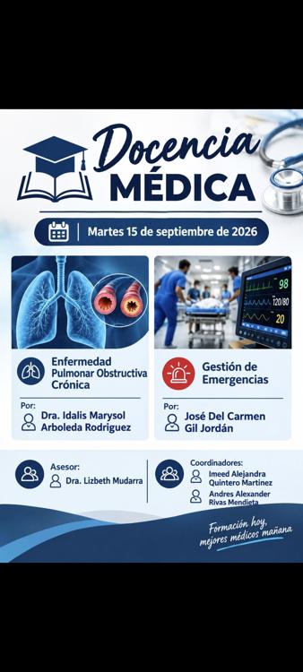 1. Enfermedad pulmonar obstructiva crónica. 2. Gestión de emergencias.