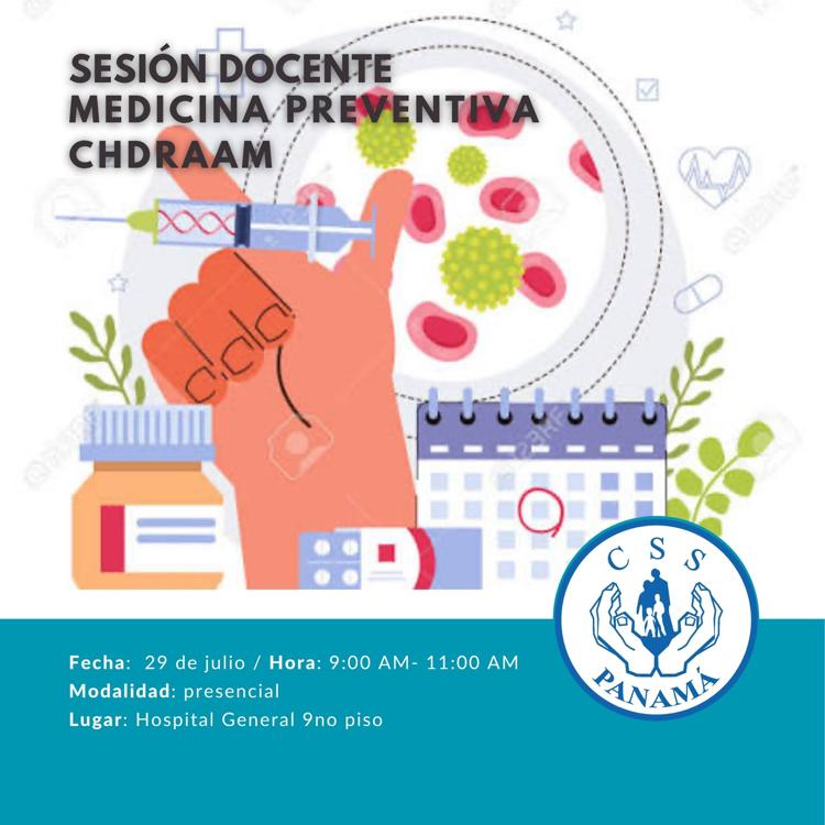 Sesión Docente de la Coordinación de Medicina Preventiva