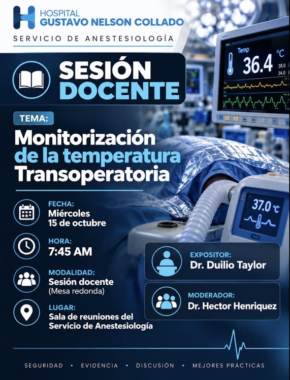 Monitorizacion de la Temperatura Transoperatoriamente 