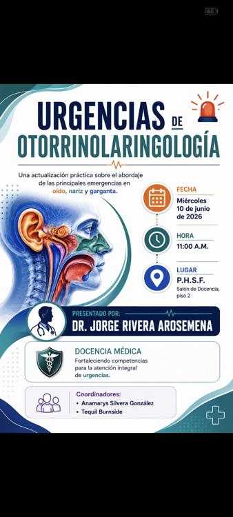 Urgencias de ORL en Atención Primaria en Salud. 