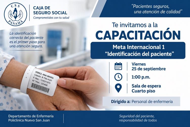 Meta Internacional 1: "Identificación del paciente"